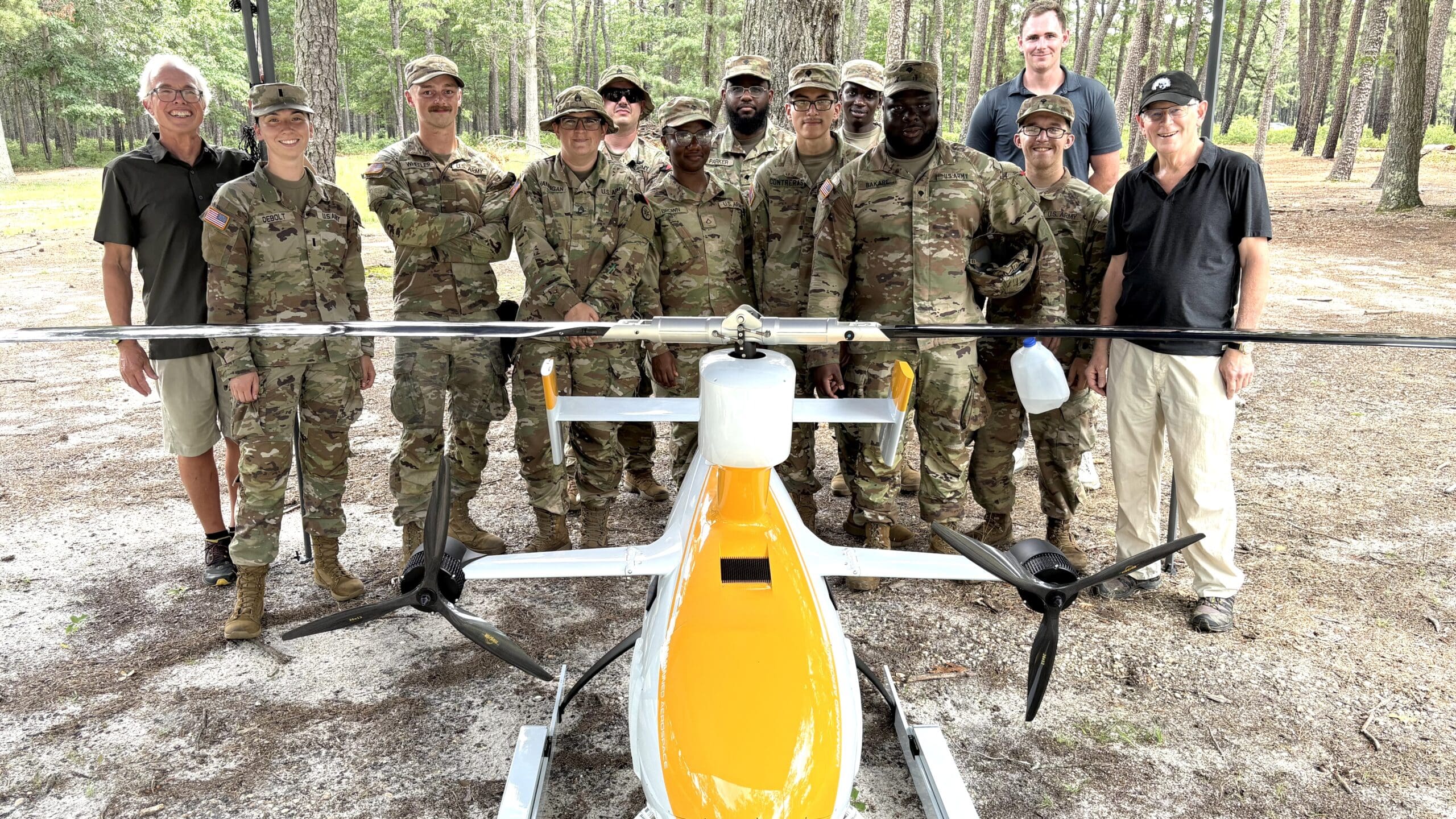 Unmanned Aerospace with the GH-4 Drone at Fort Dix