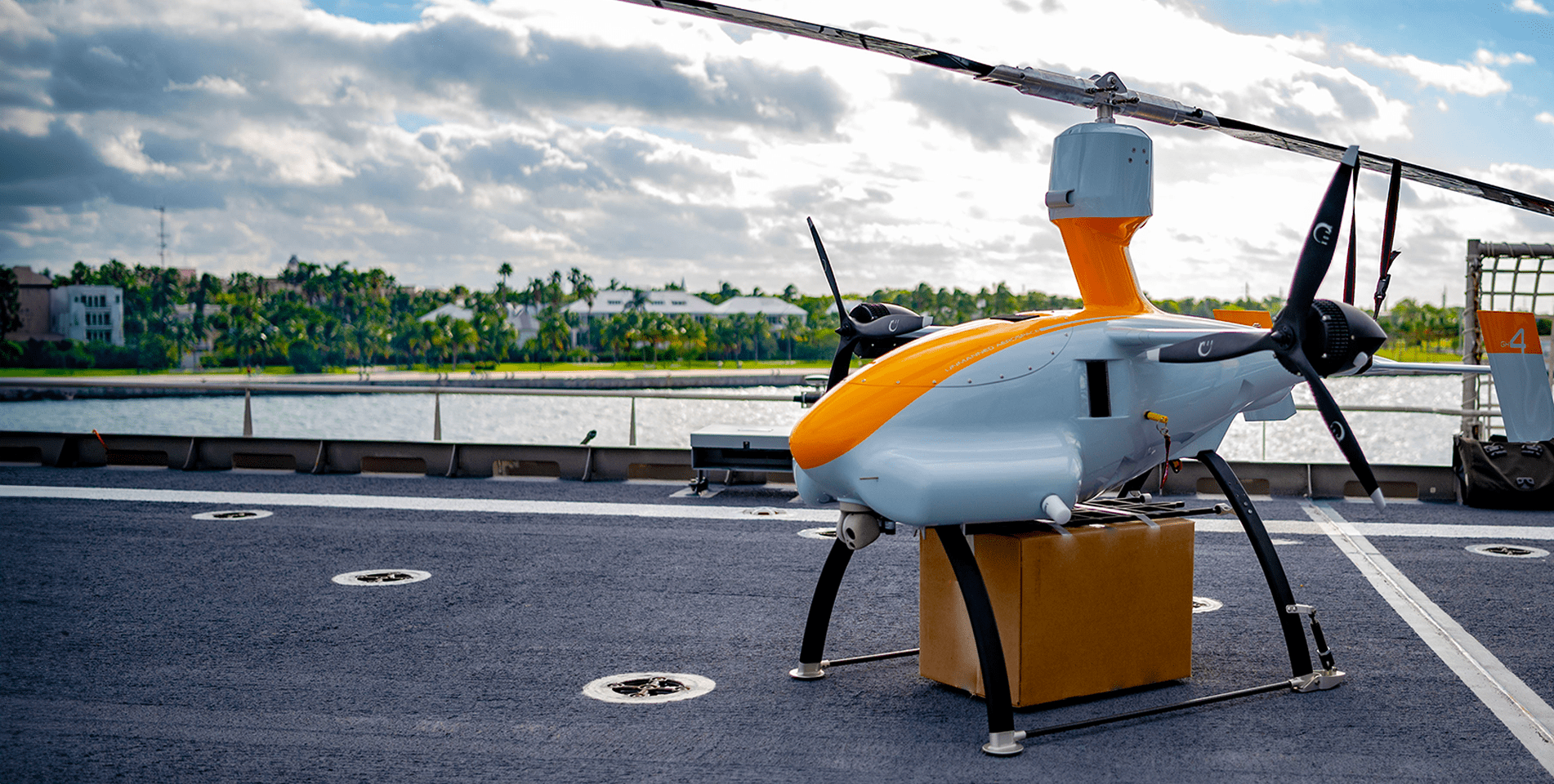 GH-4 Drone aboard the USNS Burlington